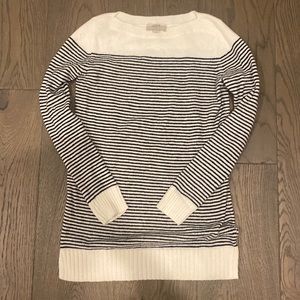 LOFT STRIPPED SWEATER size xs